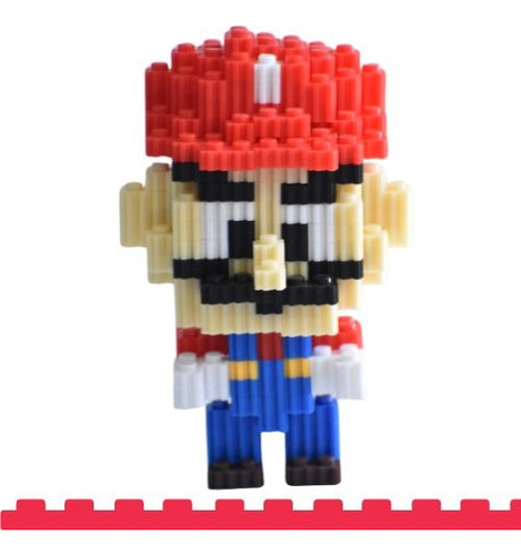 Bloques Armable Lego Rompecabeza Mariobros Luigi Kitty Y Más