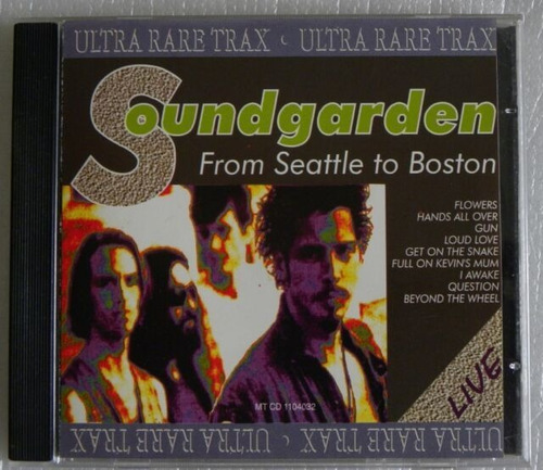 Soundgarden Audioslave Seattle Boston Ultra Rare Cd Original