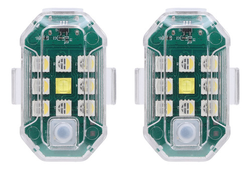 Flash Led Estroboscópico Para Vuelo Nocturno, 2 Unidades, An