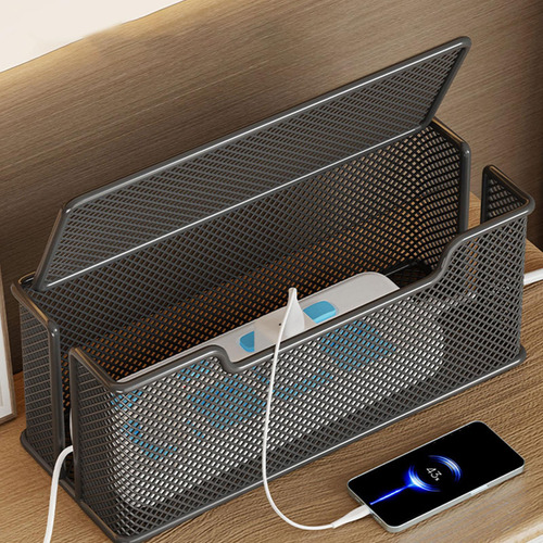 Capacitación De La Caja De Gestión De Cables Estuche Negro