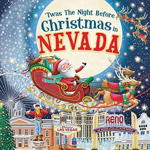 Twas The Night Before Christmas In Nevada - Parry, J, de Parry, Jo. Editorial Hometown World en inglés