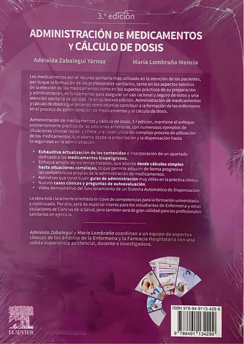 Zabalegui Administración De Medicamentos Y Cálculo De Dosis