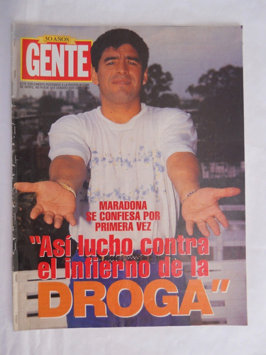 Maradona Suplemento Revista Gente 30 Años