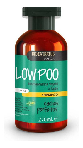  Bio Extratus Shampoo Low Poo 270 ml Cachos Perfeito Botica