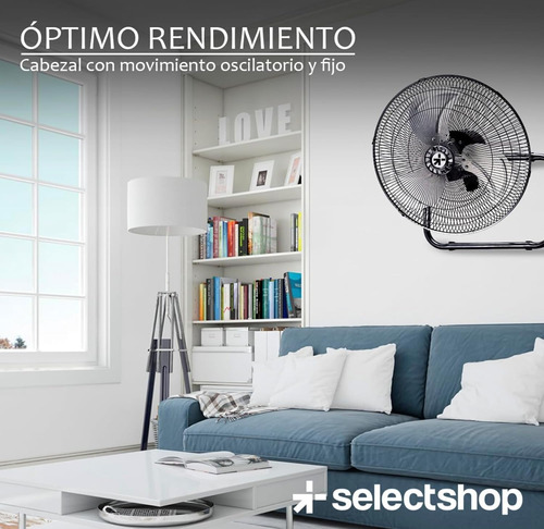 Selectshop Ventilador 3 En 1 De 18 Oscilante Y Potente