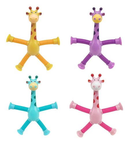 Juguete Elástico De Jirafa A, 4 Piezas