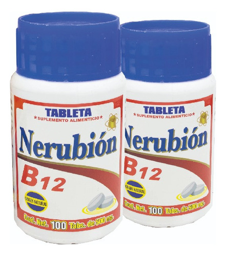 Kit 2 Suplemento Alimenticio Nubion Blanco Sabor Sin Sabor