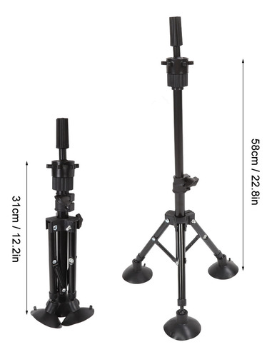 Soporte Para Cabeza De Peluca, Maniquí, Trípode Ajustable Pa