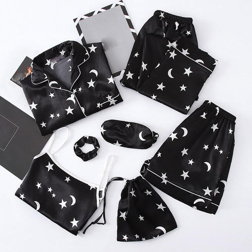 Pijama Para El Hogar, Conjuntos Suaves, Pijama De Seda Sinté