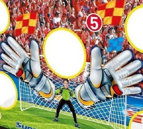 Set Arco De Futbol Real Action Punteria Con Pelota Ck Full