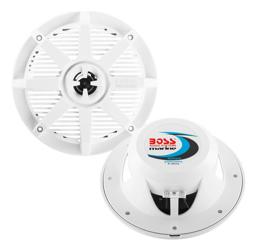 Alto-falante Marítimo Boss 6,5pol 200w Rms Com Tweeter Mr62w