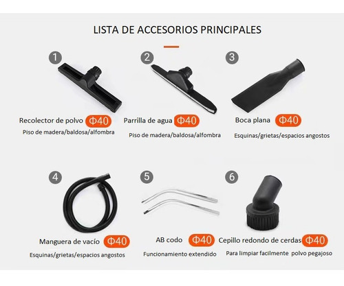 Aspiradora industrial Industrial UTOOLS Industrial UT259 70L