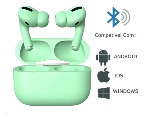 Fone De Ouvido Pods Pro Bluetooth 5.3 Sem Fio Colorido Aleatório