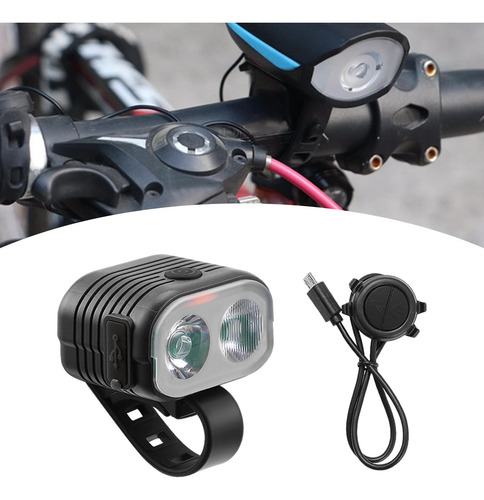 Luz Delantera Para Bicicleta, Luz Delantera Con Trompeta