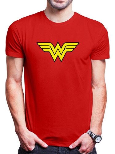 Polo Varon Wonder Woman (d0384 Boleto.store)