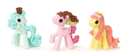 Set Figuras X 3 Carousel 5  Lalaloopsy Ponies  (5 Cm) A0581