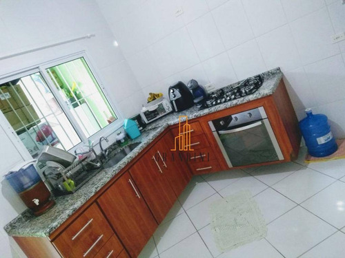Sobrado Com 2 Dormitórios À Venda Por R$ 466.000 - Vila Bela Vista - Santo André/sp - So0076