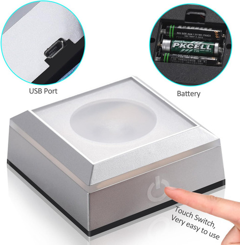 Base De Luz Led Esférica Para Espectáculo De Bolas De Crista