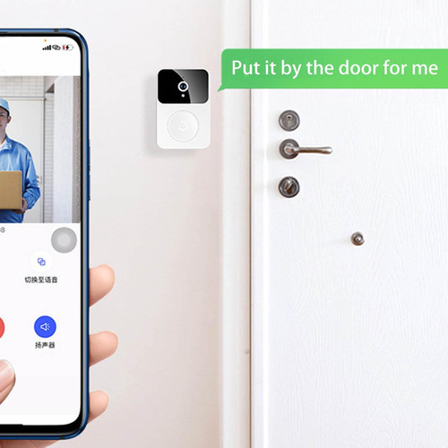 Intercomunicador Casero Recargable Del Timbre Video