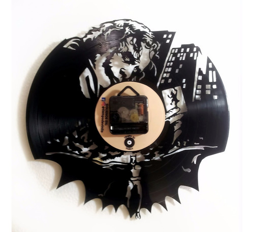 Reloj De Pared Ref. Atrapasueños Elaborado En Disco De Lp