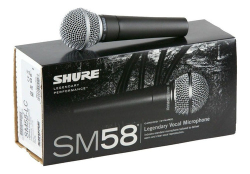 Microfone De Mao Com Fio Sm58-lc (010153 Shure
