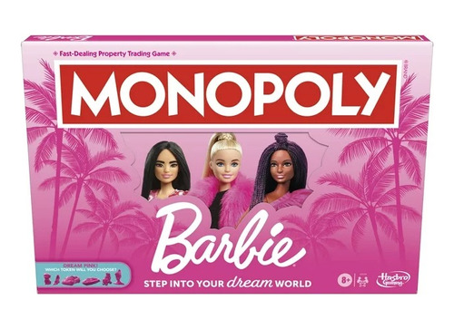  Monopoly Barbie Juego De Mesa Monopoly Gaming Ingles