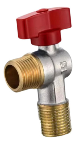 Válvula De Parada En Ángulo, Válvula De Agua De 1/2 Rojo