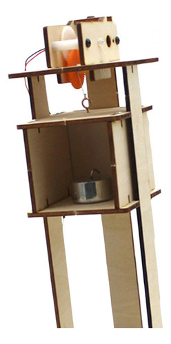Diy Ascensor Juguete Elevador Eléctrico 100mmx100mmx280mm