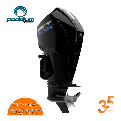 Motor De Popa Mercury 300 Hp Xl 4t Sea Pro +frete Et Poddium