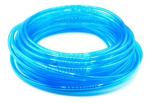 Manguera/tubing Para Aire 8mm Azul Traslúcido 25mts