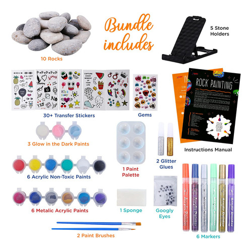 Kit De Pintura Rupestre Premium Rotuladores De Pintura Acríl