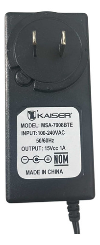 Cargador De Bocina O Bafle Amplificado Kaiser 15v 1a 1000ma