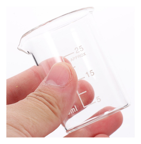 Vasos Medidores De Vidrio, 6 Unidades, Vasos De Vidrio Para