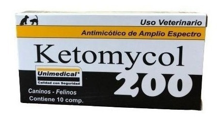 Ketomycol 200 Antimicótico Unimedical 10 Comprimidos