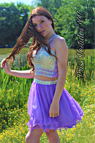 Vestido Quinceañera 15 Años Dulce 16 Cumpleaños Xv Lila