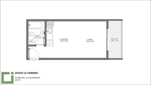 Monoambiente En Venta Santos Lugares