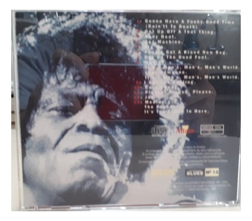 Cd James Brown At Studio 54 Mestres Do Blues Coleção N° 12 (Usado)