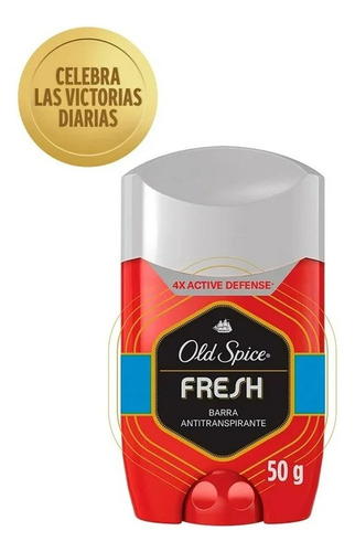3 Pza Antitranspirante Old Spice Fresh En Barra 50 G