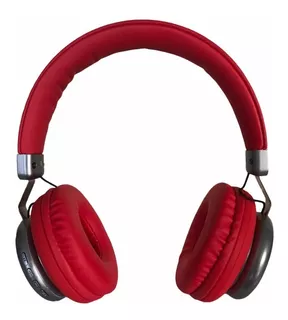 Auriculares Bluetooth Vincha Vintage Style Radio Fm Sd Color Rojo