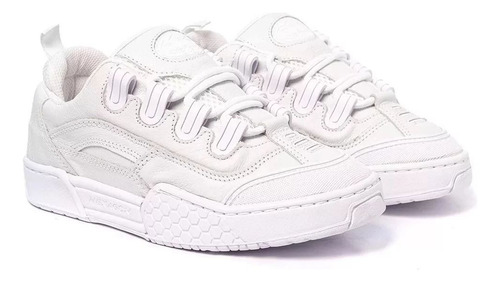 Tênis Qix Hexagon Nobuck Branco 130002 Original
