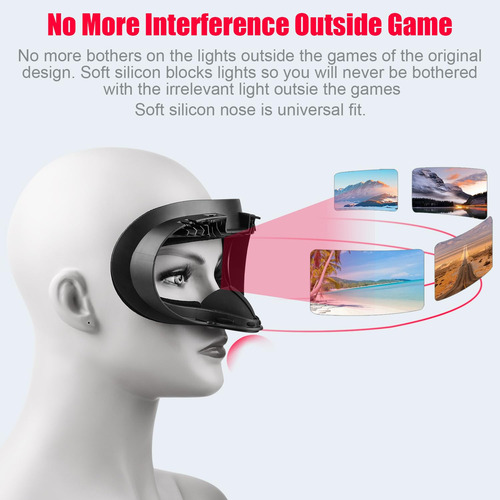 Interface Facial Vr E Conjunto De Substituição De Espuma Par