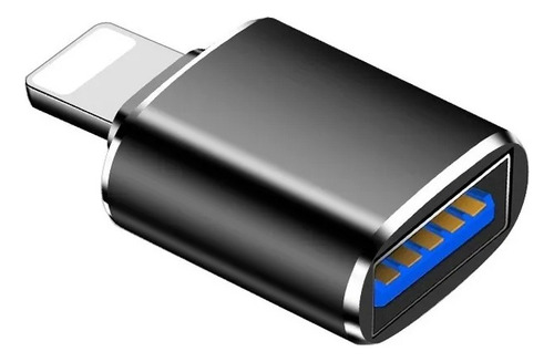 Adaptador Conector Usb 3.0 Otg Para Iphone Ipad Apple Negro