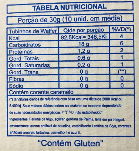 Imagem 3 de 3 de 600 Un(2kg) Canudo Waffer Para Sorvete Biju Baunilha