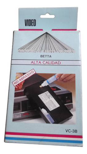 Limpiador De Cabezales De Betamax Nuevo Sin Uso Beta