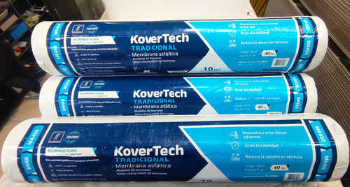Membrana Asfáltica Para Techo Aluminio Kovertech 40 Kgs