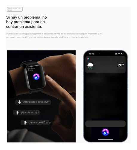 Ideal Para Todossmartwatch Deportivo, Llamada Bluetooth, Notificaciones, Resist. Al Agua, Ios/android, Monitoreo De Corazón Y Sueño. Ultra - Resistente, Batería Longa, Modelo Q19 Max Negro