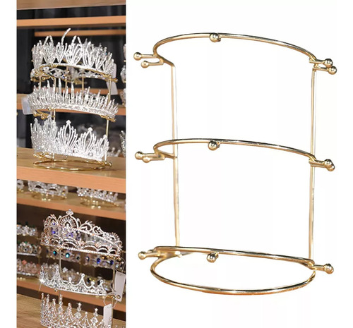 Soporte Para Diadema Y Tiara Con Forma De Corona