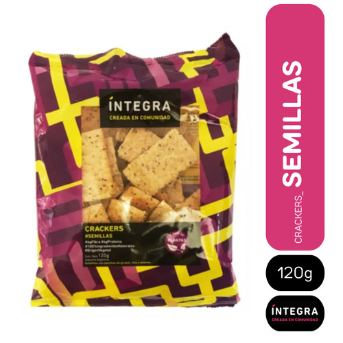 Galletitas Crackers Integra Semillas X 120g