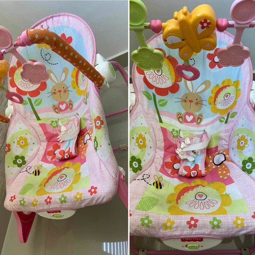Imagen 6 de 6 de Silla Mecedora Con Vibración Fisher Price Usada
