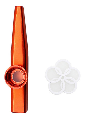 Imagen 5 de 8 de Metal Kazoos Musical Instrumento De Viento De Madera Flautas